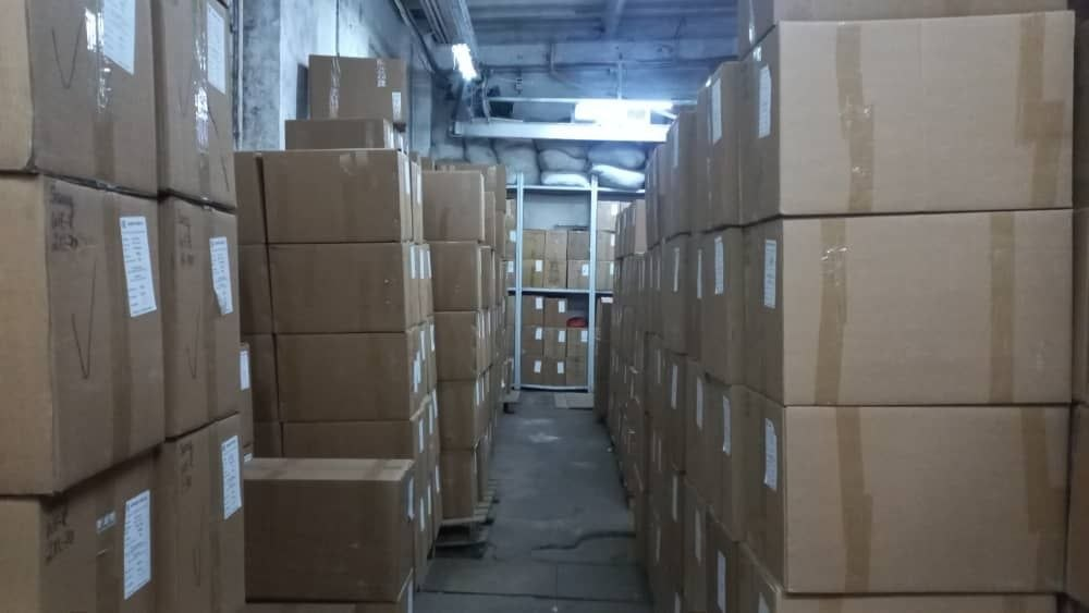 In-house warehouse with steady stock