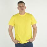 Футболка мужская оптом 160 гр желтая